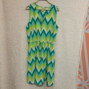 Chevon sun dress